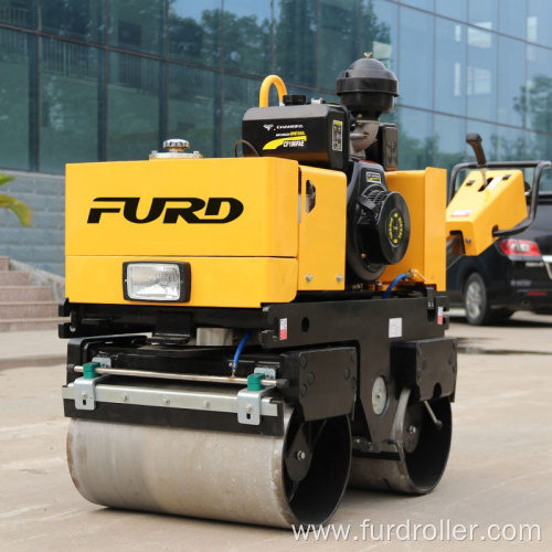 Diesel engine vibratory double drum road roller compactor FYL-800C